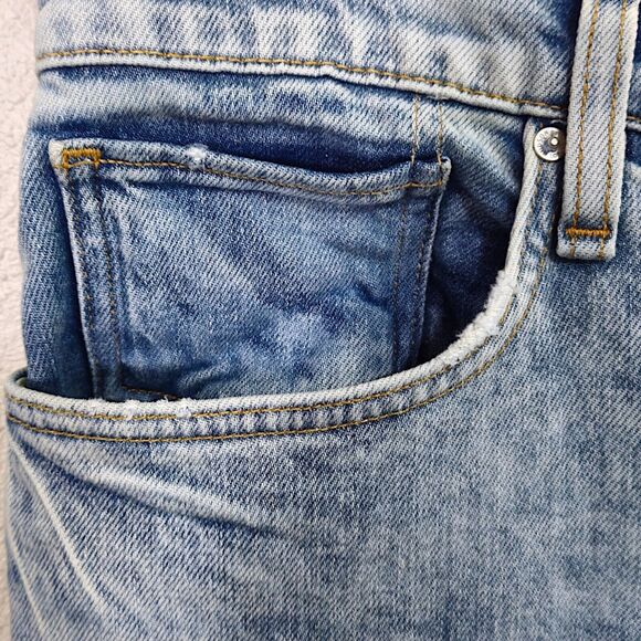 Hudson Women’s Jeans Clean Girl Denim Light Vintage Wash High Rise Wide Leg 33 - Picture 9 of 14